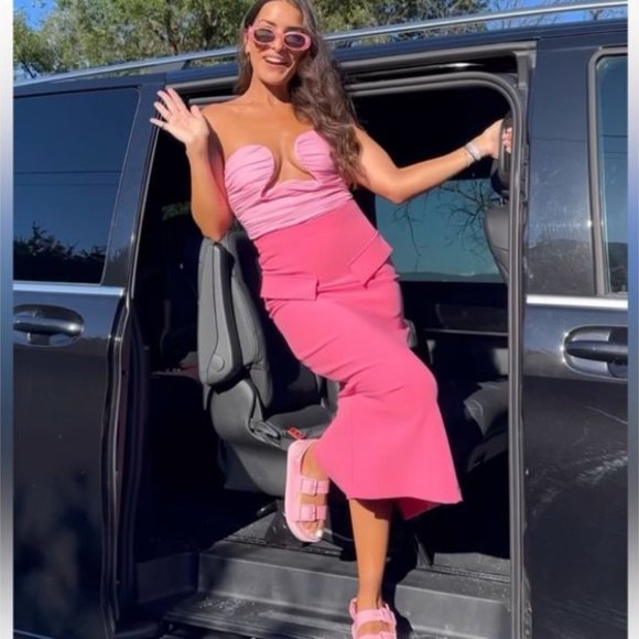 ZARA Flap Detail Pencil Skirt - Picture 6 of 11